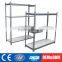Light duty metal storage shelf for warehouse