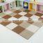 warm and easy to clean fabric flooring foam mat