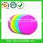 Promotional children grame silicone flying fisk silicone frisbee