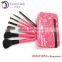 Newfashioned 7pcs makeup brush tools with small box
