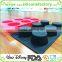 100% food grade 6 muffins shaped silicone baking mould