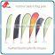 Feather shape portable fibreglass telescopic banner pole
