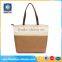 Multifunction Khaki and White Tote Bag Canvas for Day Life