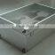 Aluminum open wine box,ABS transparent wine case,wine bottle box