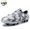 2016 latest high quality breathable PU + Rubber materials indoor men soccer shoes