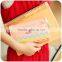 Wholesale Custom Clear Cute Large Zipper Unbranded White Canvas Pencil Case for School