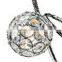 ceiling chandelier of chrome metal ball crystal lighting