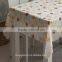 Transparent vinyl table cloth for wedding