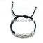 Fashion womens beaded rope bracelet High quality crystal bangle jewelry