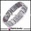 Factory Bio Energy Magnetic 4 in 1 Stainless Steel Two Tone Bracelet