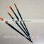 Professional Oil painting brush green color Nylon artist brush