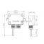 TTS-CWM15 wall-mounted modbus temperature humidity sensor/transducer /transmitter PT100 thermal resistance