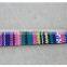 Embroidery Designs 2.5cm Width Ethnic Jacquard Ribbon With PU Embroidery Trim