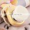 Wooden color Wholesales Comma Shape Facial Cleansing Brush with Sling