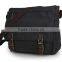 Sedex pillar 4 factory audit customized Leisure style popular light weight plain mens canvas messenger bag