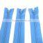 30cm / 12 inch light blue closed end nylon zipper