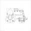 GJ1131 truck shifting operation control lever