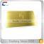 Etched Golden Metal Club Membership Card