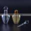 MUB New Design Silver Gold Colored UV Gel Dropper Glass Bottle With Glass Stick Cap