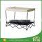 Folding Elevated Mesh Pet Cot Bed with Canopy