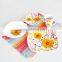 16pcs square shape porcelain dinnerware set,pure porcelain square dinner set,square shape dinnerware set with decal