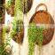 Europe Style Creative Wicker Succulent Plants Wall Hanging Basket
