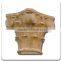 Roman corinthian order marble column cap roman pillar