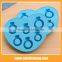 Ring Ice Cube Tray 6-tray Eco-friendly Silicone Ice Mould