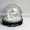 Wholesale custom Polar bear ALASKA souvenir acrylic snow globe for sale