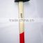 French type machinist hammer with wooden handle / TPR handle