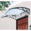 Rain protection brackets for canopies
