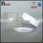 30g cosmetics frosted dark glass jar brown cream glass jar with screw top white lid