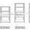 2015High quality Storage Rack With 5 Shelves