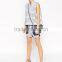 Latest formal blouse and shorts patterns two piece sets for ladies