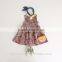 Princess Girl Flower Pattern Print Dress Sleeveless with Cute Baby Girls Dress