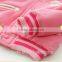 Girls fashion design embroidery crew neck sweatshirts