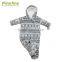 Long-Sleeved Cotton One Piece Winter Design Smocked Baby Romper