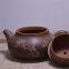 Flower Hand Carving Tea Pot With Ceramic Side Handle