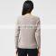 2017 new designs v neck knitwear women wool cashmere sweater