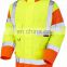 Men's 100% polyester 300D oxford 3m reflective safety red jacket