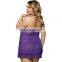 Enchanting Purple Sex See Through Sleepwear for Women
