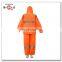 Safety Mason Solid Plasterer Orange Nylon Raincoat