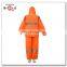 safety mason solid plasterer orange nylon raincoat