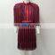 2017 Summer Female Clothing Wholesale Short Sleeve Red Tassels Casual Dresses