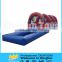 Wet inflatable water slide with pool