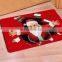 2017 new christmas 3D carpet santa claus door mat for bathroom