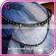 South Korean jewelry square drill collar female black gems Harajuku clavicle chain sweater chain necklace