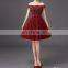 Beautiful red color wedding dress Manufacturer