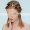 Wedding Hair Jewelry Accessories Crystal Pearl Bridal Hair Vine Dainty Leaf Charm Headband Wedding prom party Baby's Headpiece