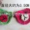 hand crocheted bear hair clip